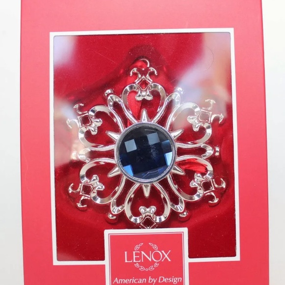 Lenox Gemmed Snowflake Ornament NWT - Picture 1 of 3
